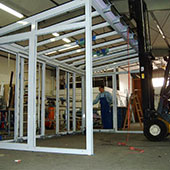 Fertigung eines Wintergartens