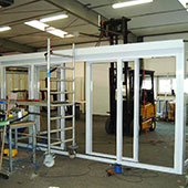 Fertigung eines Wintergartens